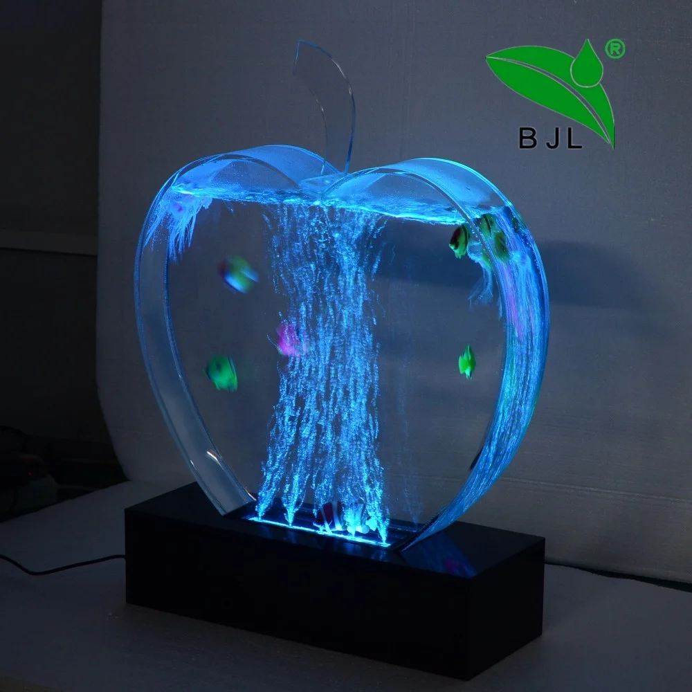 Clear Acrylic Fish Tank Christmas Ornaments With Led Light Buy