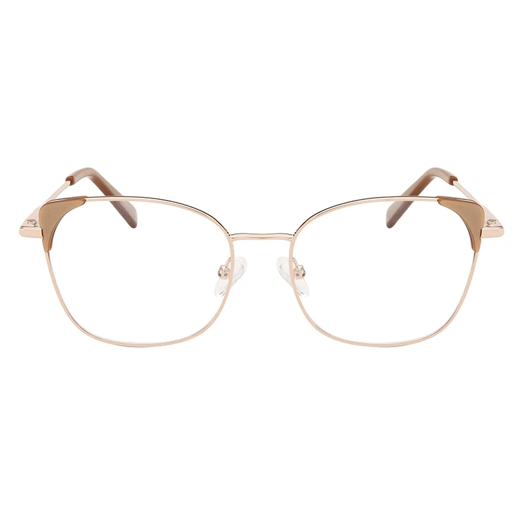 

Stylish cat eye comfortable woman metal acetate custom glasses eyeglasses frames