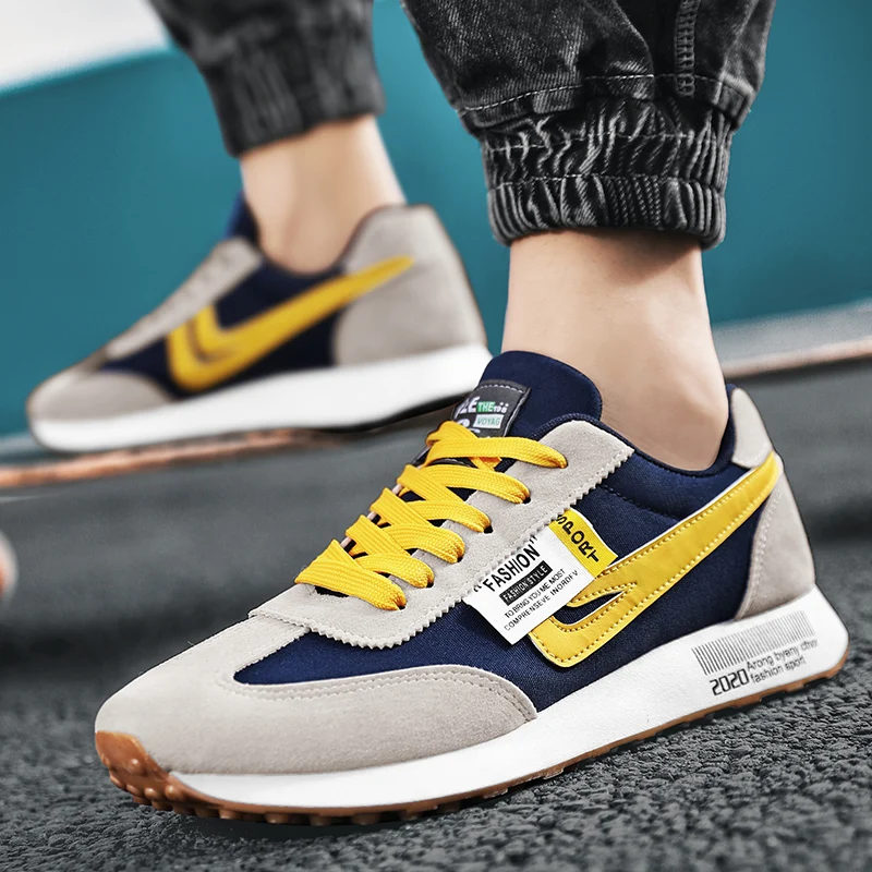 

Four color display fashion cheap practical comfortable mens sport shoe