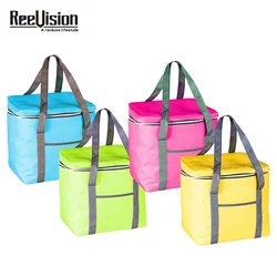 custom Large capacity Ice bag insulated thermal bag food delivery picnic camping Cooler Lunch Bag