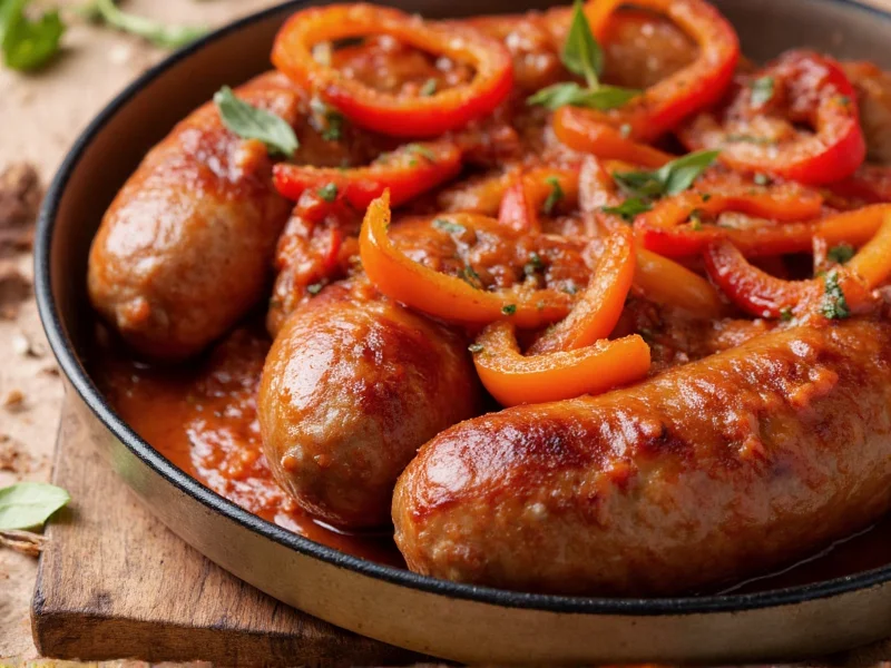 Italian Sausage with Peppers: Recipe & Cooking Guide