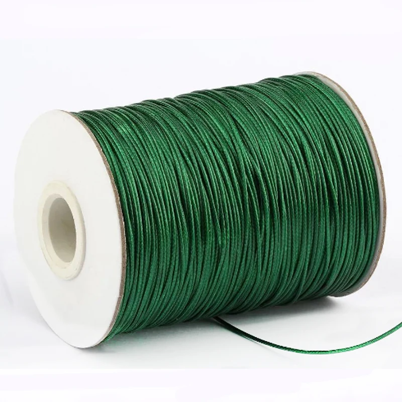 

1.0mm thick Waxed Cotton Cord String Strap Necklace Rope For Jewelry Making For diy Bracelet Thread