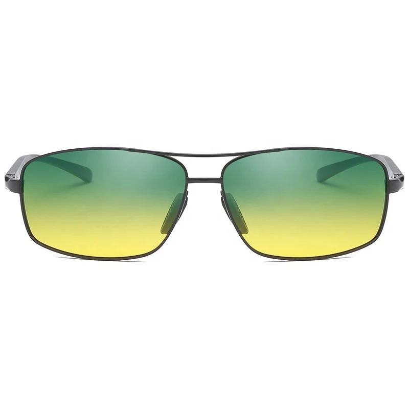 

New day and night driver metal frame aluminum magnesium legs polarized sunglasses