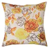 Various patterns most popular soft square sofa back support printed colorful rose outdoor home designer cushion