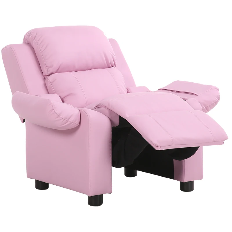 childs pink recliner chair