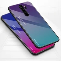 

Mobile Phone Accessories Luxury Phone Case For Redmi Note 8 Pro Tempered Glass Case For Redmi Note 8 Back Cover