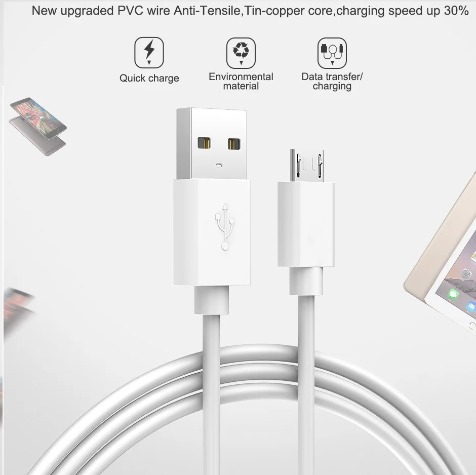 Micro USB Cable 1M for Android Cellphone,sync Data and Charge,Fast Charge 2.1A,Black Micro USB Cable 1M for Android Cellphone,sync Data and Charge,Fast Charge 2.1A,Black
