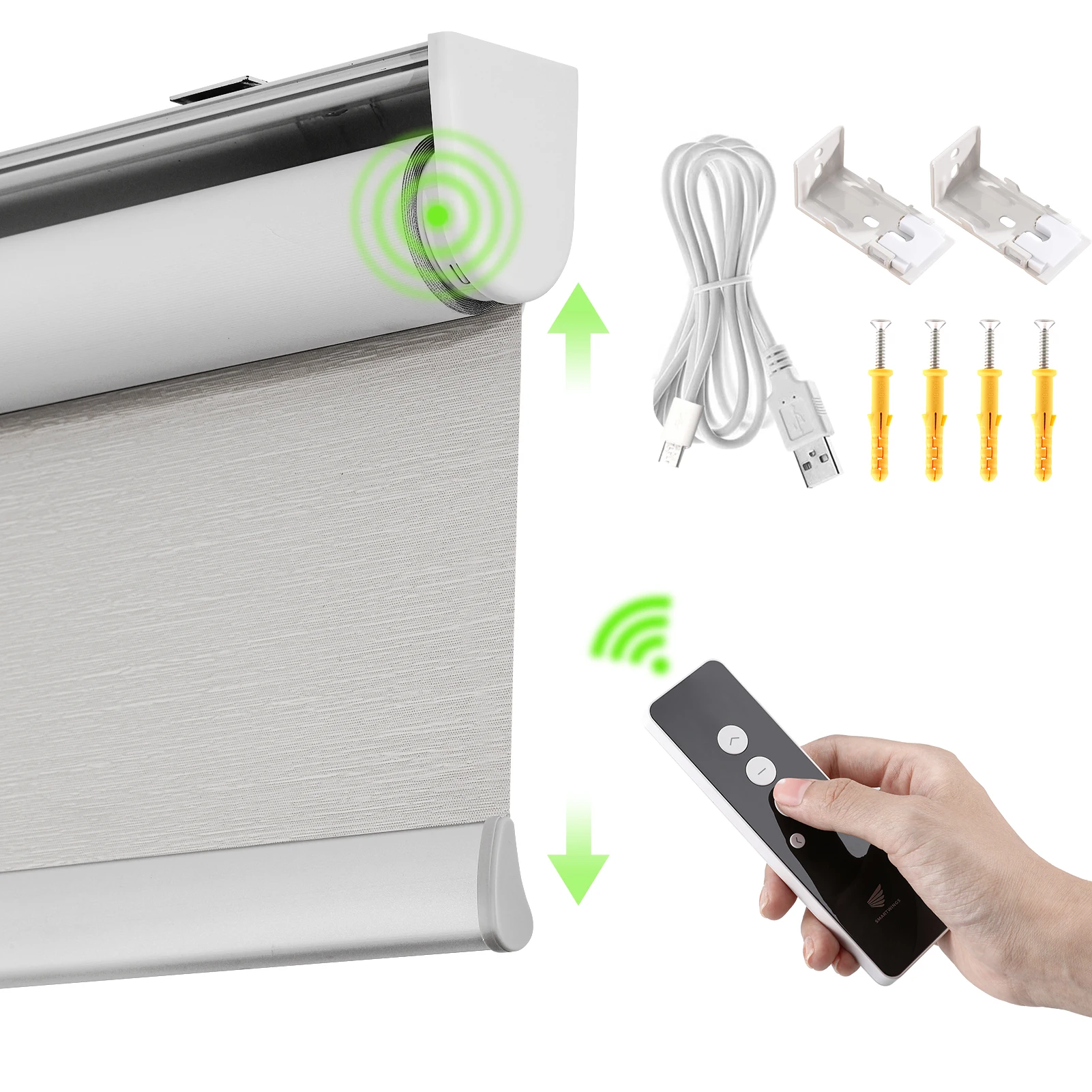 

Deyi Smart roller blinds motorised blind shade, Customized color