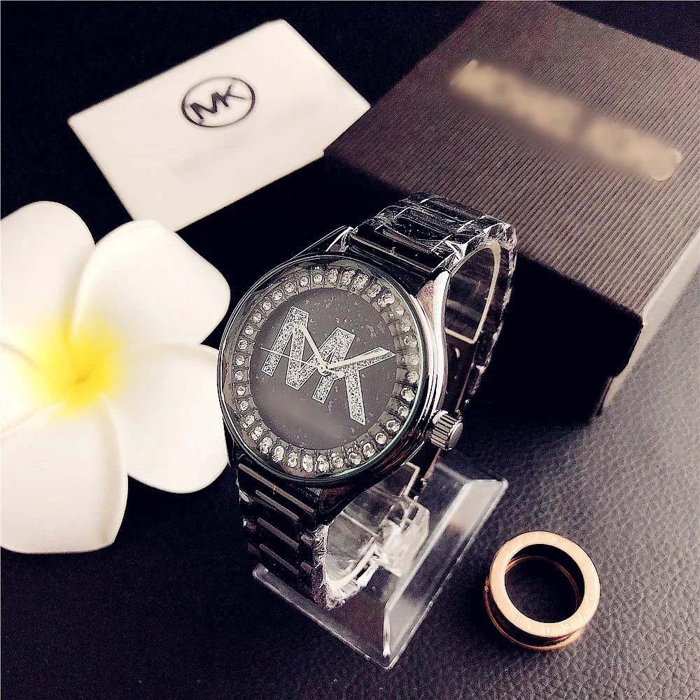 

top selling watch bracelet set watches men chronograph diamond bling couples wristwatch for export