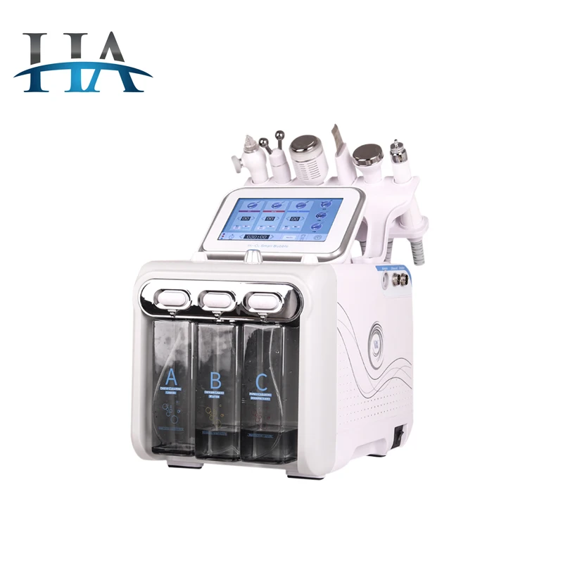 

Second Generation 6 In 1 Hydrogen And Oxygen Small Bubbles Beauty Instrument Skin Beauty Instrument