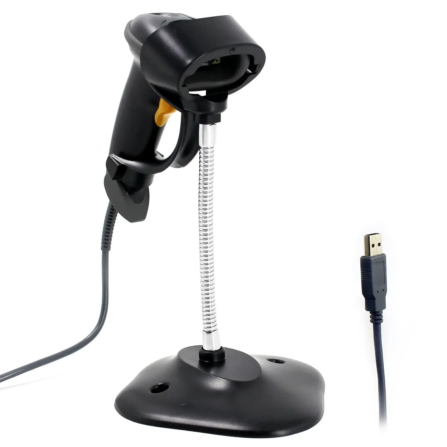 

MiNJCODE MJ2808AT 1D Wired Laser Barcode Scanner With Stand And Autosense