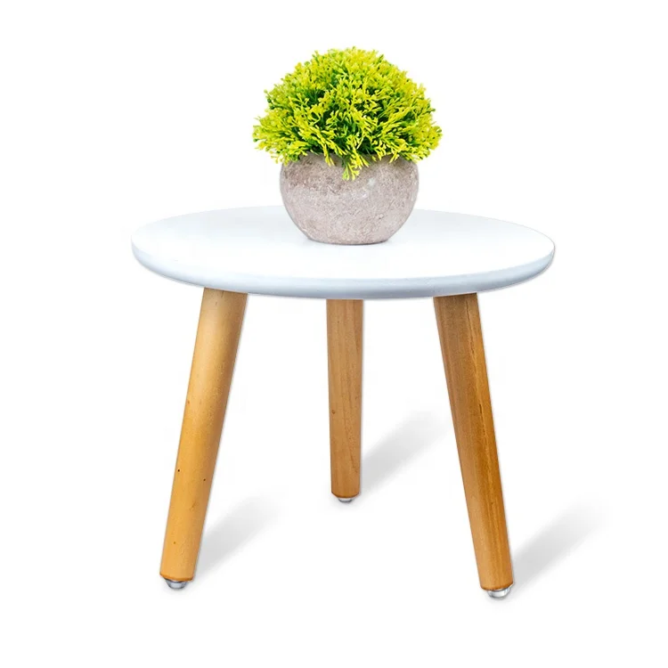 

Mid Century Indoor Planter Stand Wood Modern Plant Table Tall Plant Holder for Flower Pots Small Round Side Table End Table
