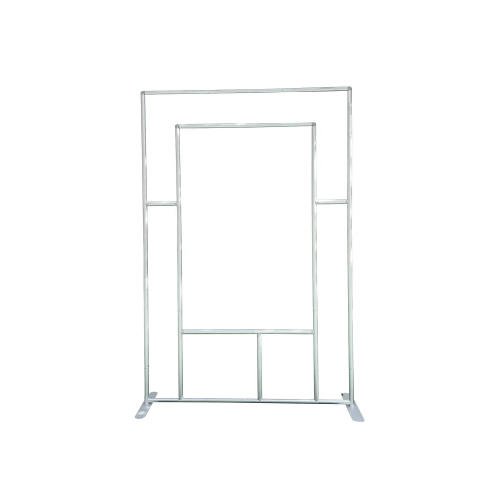 Custom Alloy Material Open Square Backdrop Stand