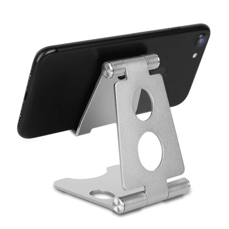 

Universal desk foldable aluminum alloy mobile phone stand portable metal cell phone holder desktop cellphone bracket for iphone, Silver/golden/rose/black/red