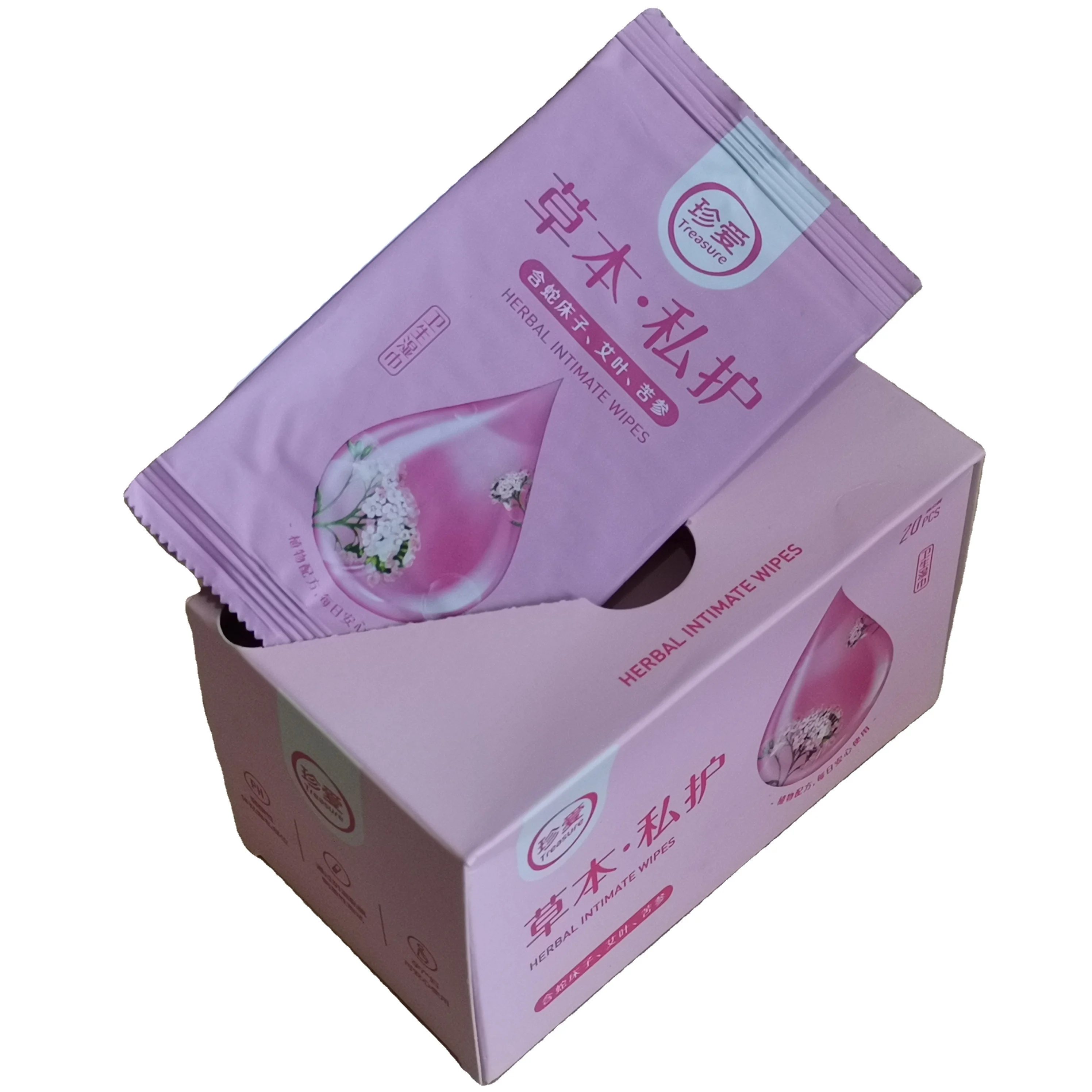 

Feminine Wipes Private Label Individual Feminine Wipes