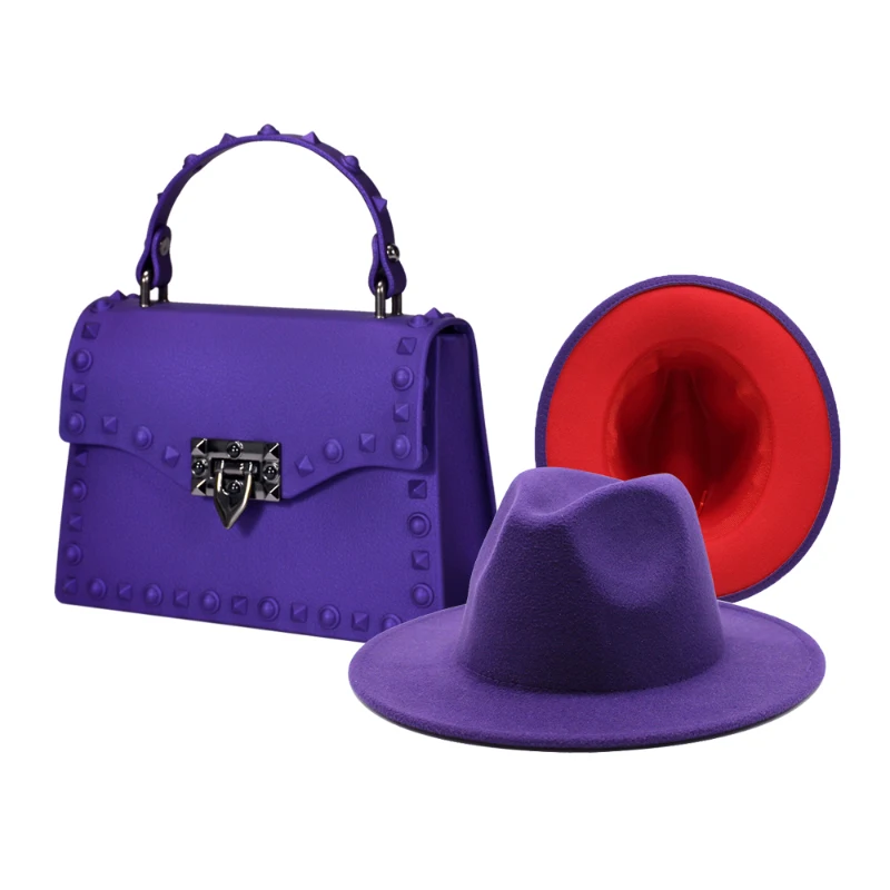 

Fashion Matte Pvc Bags Women Handbags Ladies Hand Bags Hat And Handbags Set Purses And Handbags For Women, Customizable