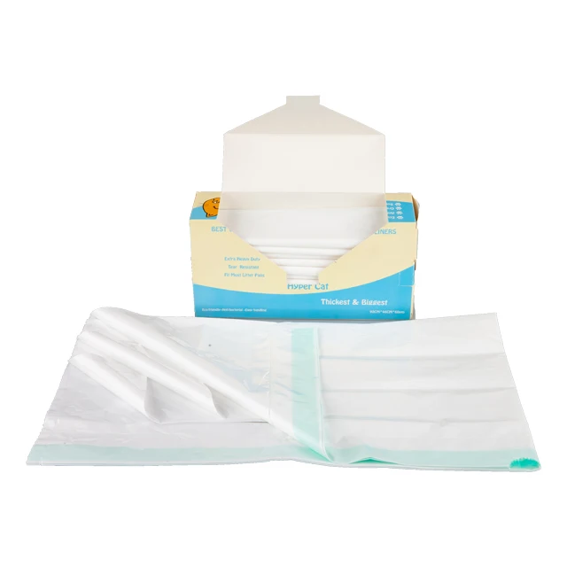 Biodegradable Plastic Cat Litter Pan Liners Heavy Duty Durable