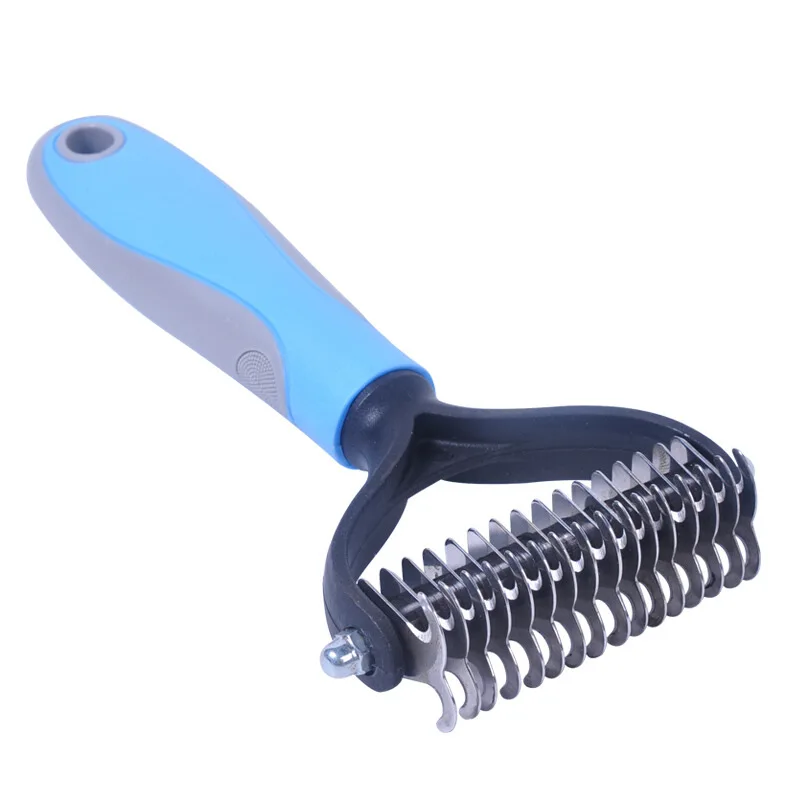 

Pet cleaning comb knot opening knife pet double-sided knot opening comb fading comb