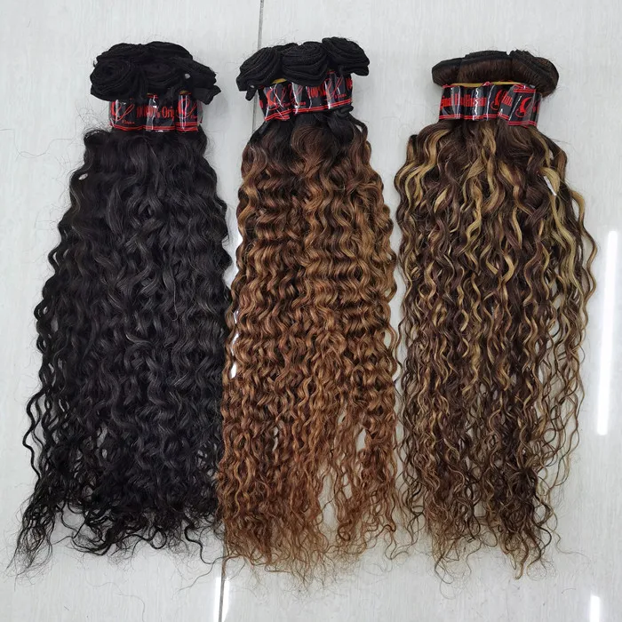 

Letsfly Brazilian Virgin Human Hair Extension Ombre Color Deep Wave Bundles Weft Wholesales cheap price Free Shipping