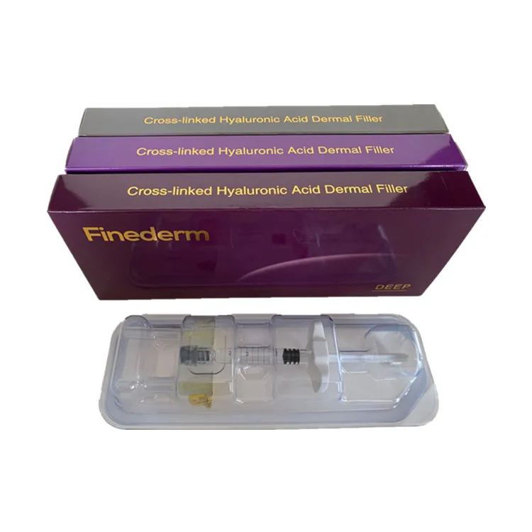 

Skin Care Anti-Wrinkle Cross-Linked Hyaluronate Acid Gel HA Derm Filler 2ml Derm Line, Transparent
