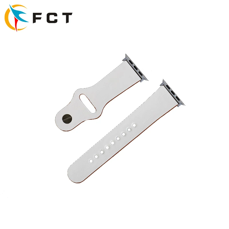 

wholesale factory UV Printing Customized Watch Band for 38mm print Blank Leather Watch band