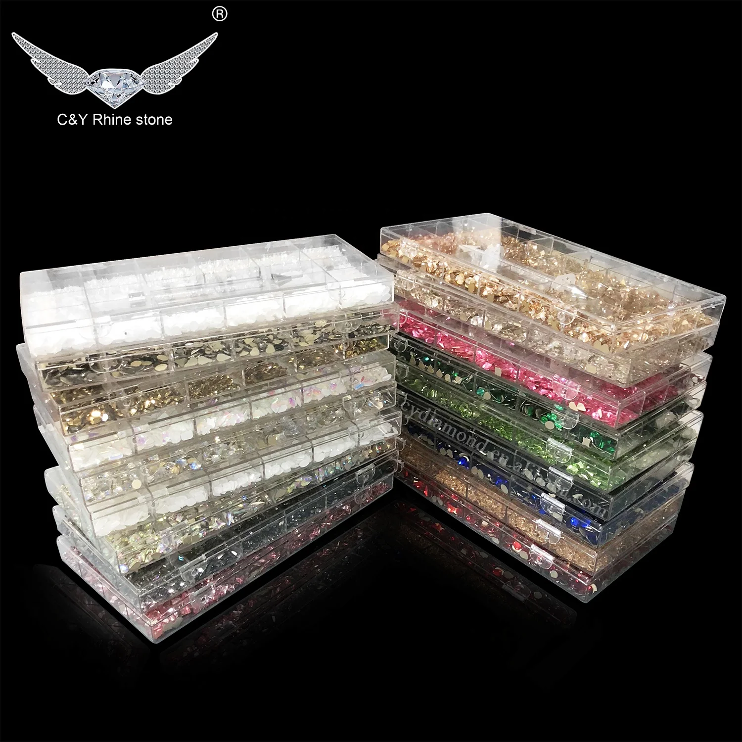 

Crystal Wholesale Bulk Stone Jewelry Nail Art Decoration Rhinestones For Glitters Nails Rhinestone Crystals, 18 colors