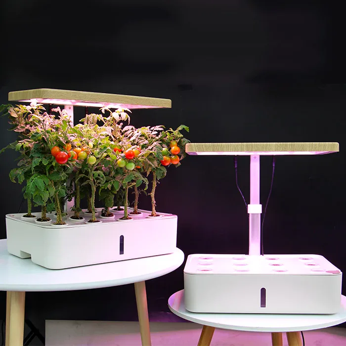 

Top quality Hydroponics Growing System with LED Grow Light, Smart Garden Planter for Home Kitchen, Automatic Timer Germination, White