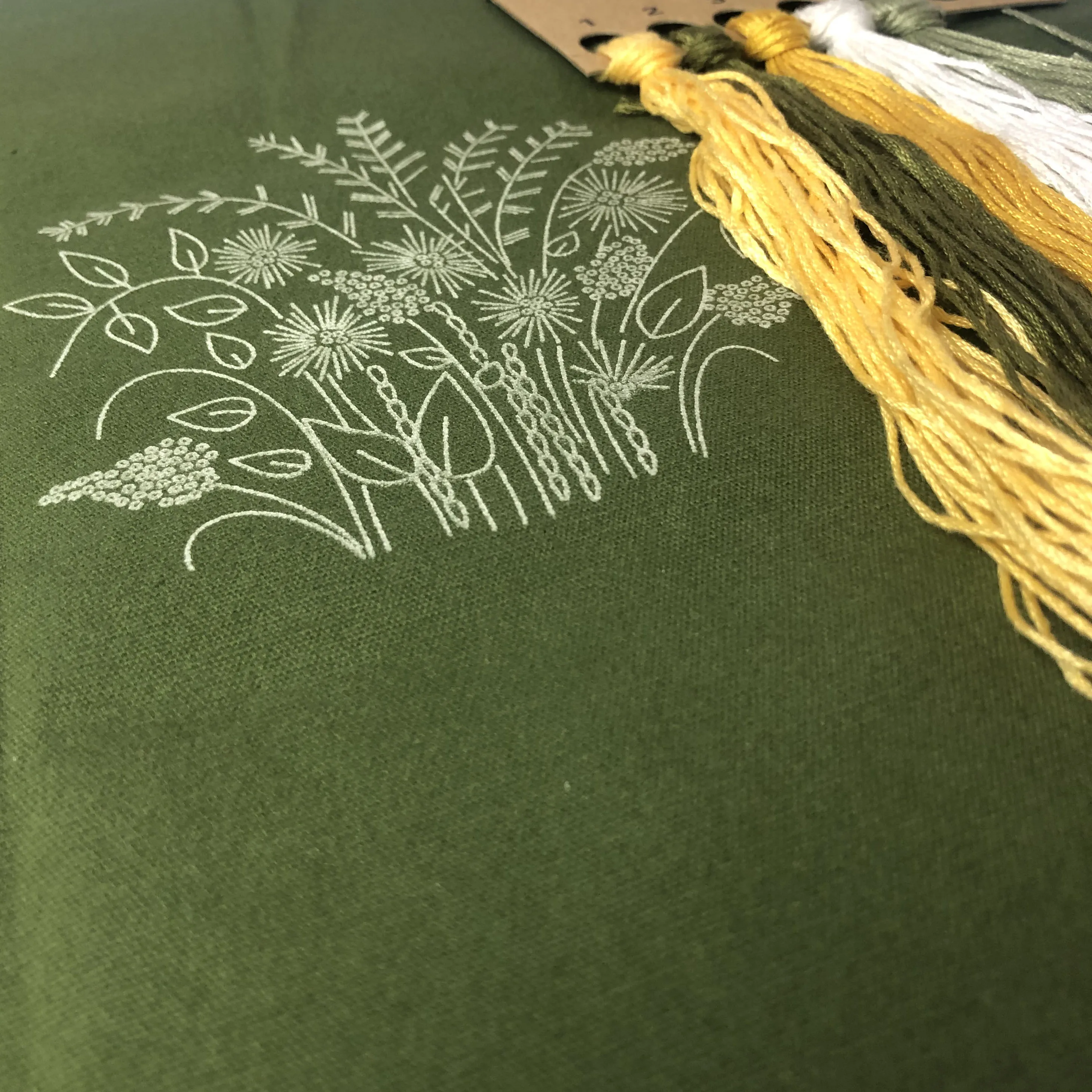 Hot Selling Handmade Embroidery Set Needlework Sewing Craft For Napkins cloth diy