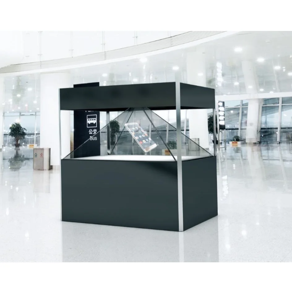 

SMX 3D Pyramid Holographic/Hologram Display System/Holographic Advertising for Brand, Black/white