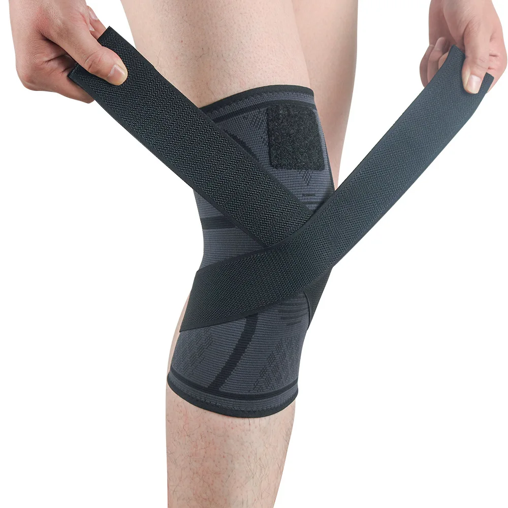 

Compression Fitness Running Outdoor Protective Knee Pads Basketball Logo Custom