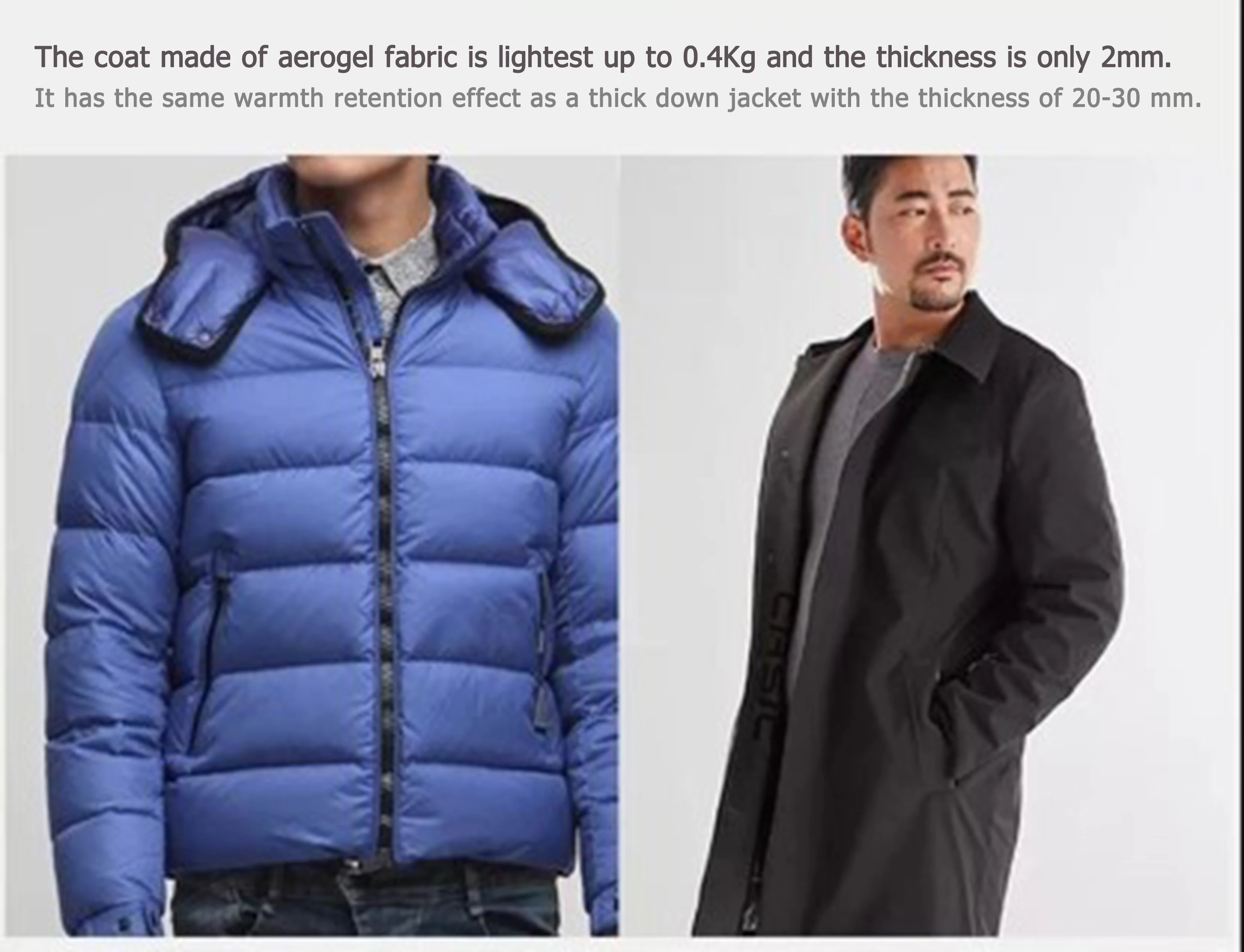 New Aerogel Fabric For Thermal Clothing Winter Fabric 0