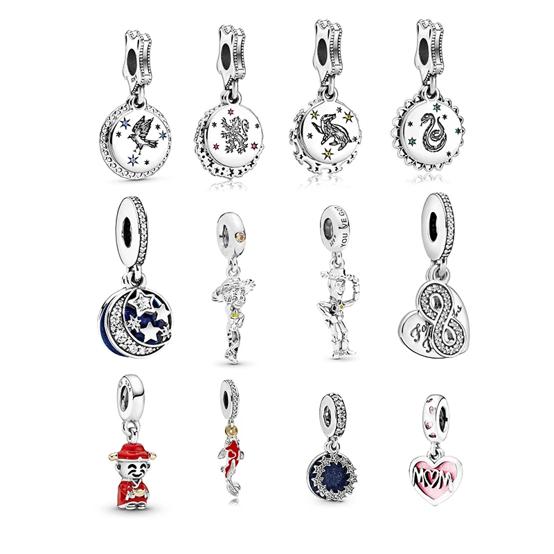 

Dragon Pendant Necklace 925 Sterling Silver Mom Heart Charm For Pan Dragon Pendant Classic God Of Wealth Hip Hop Pendants, Silver,ruby