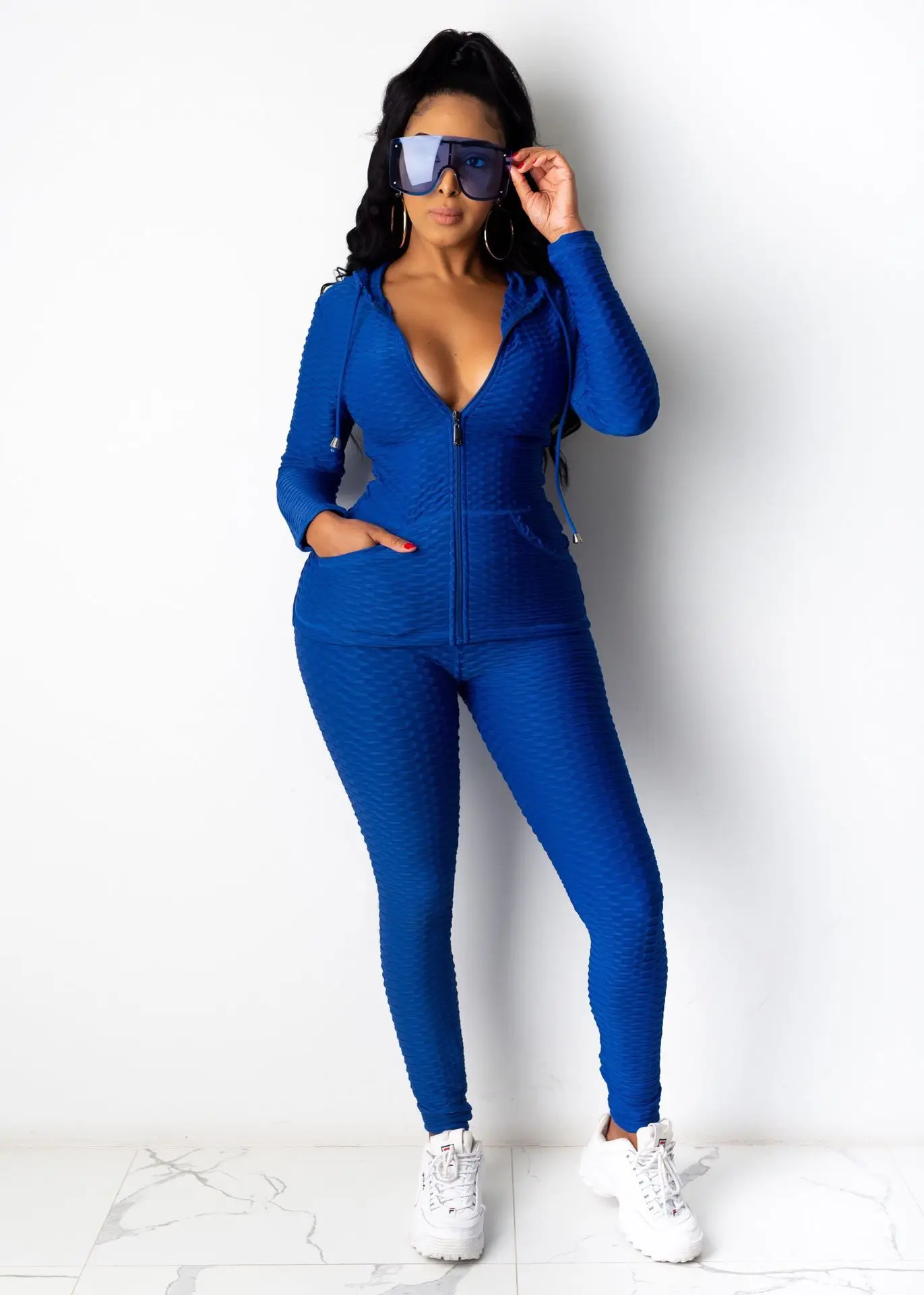 polyester tracksuit womens