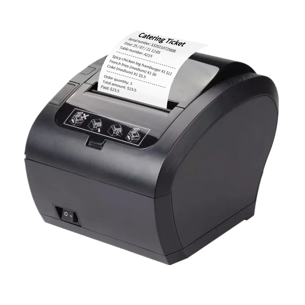 

80mm Desktop Pos Thermal Receipt Printer For Restaurant Retail Shop Use