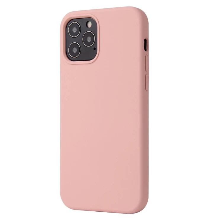 

Good Quanlity Solid Color Liquid Shockproof Protective Silicone Phone Case for iPhone 12 Pro