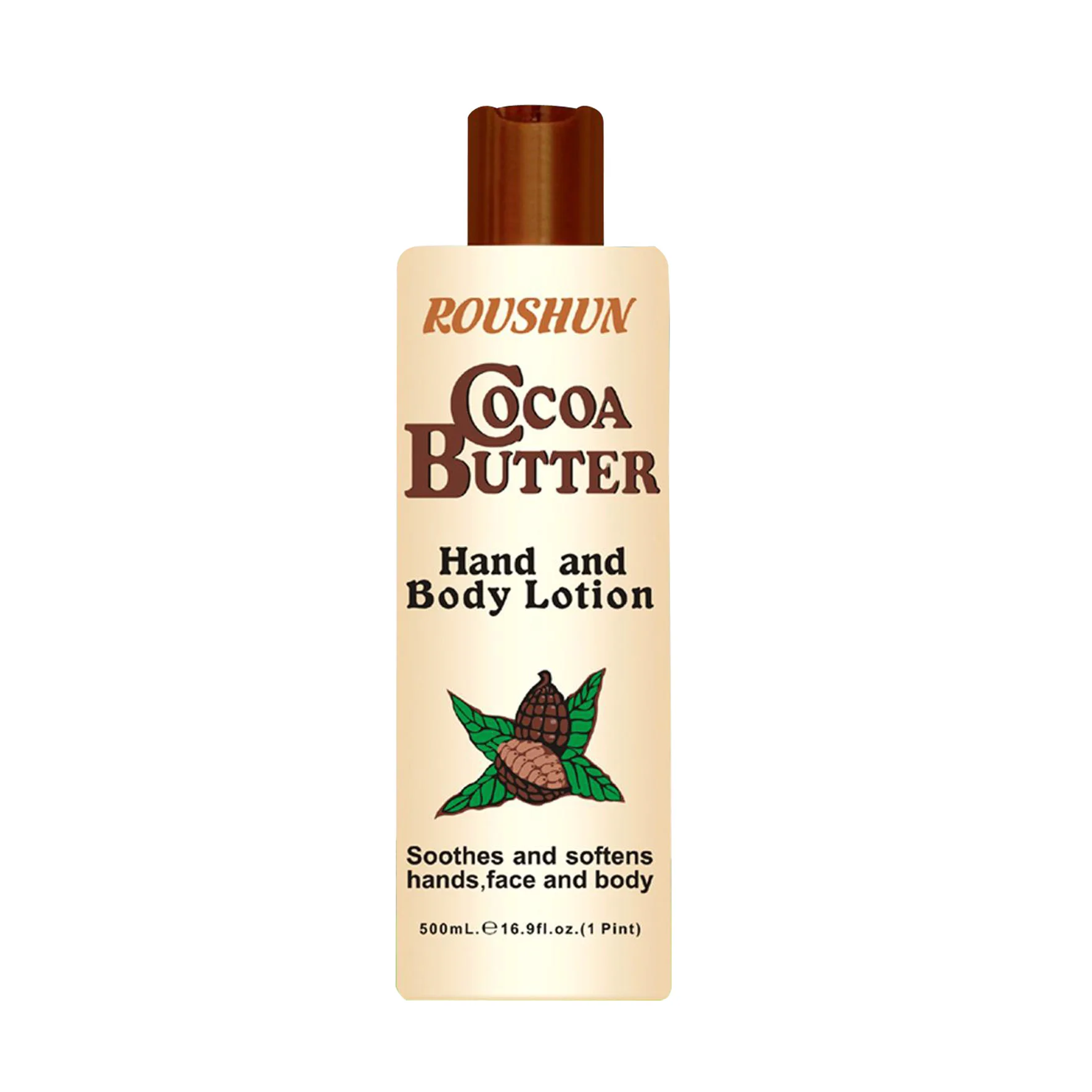 

ROUSHUN cocoa butter Whitening body lotion and hand lotion, Pale white