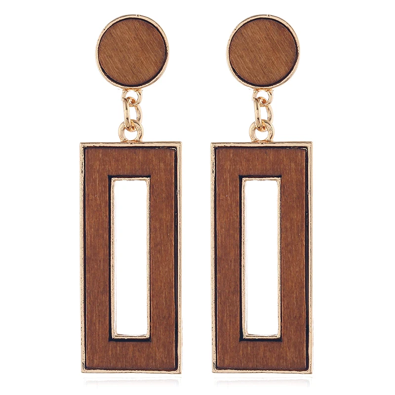 

Fashion gold blank wood earrings For Women Wholesale N99274, Colors