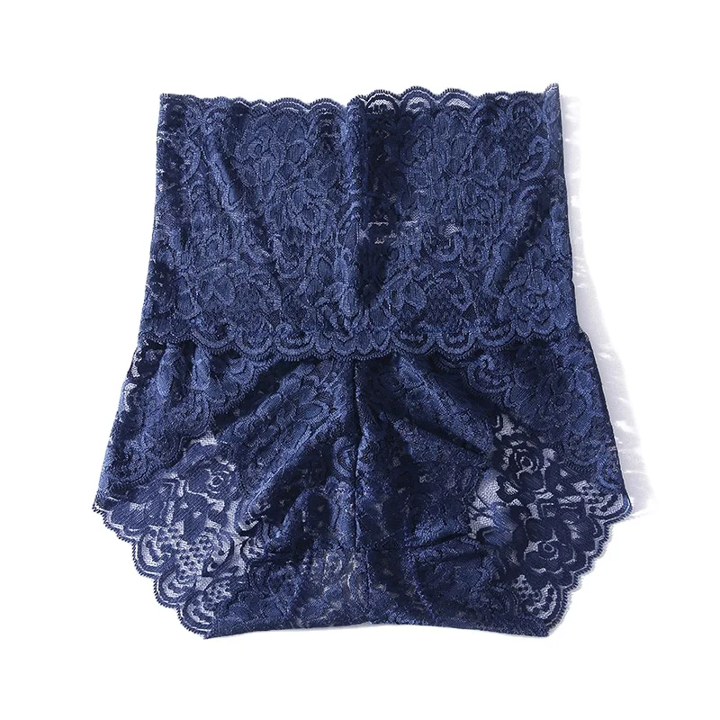 

Plus-size sexy lace underwear with high waist transparent underwear