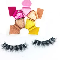 

Natural long lasting 3d faux mink select false eye lashes with lashes box/case