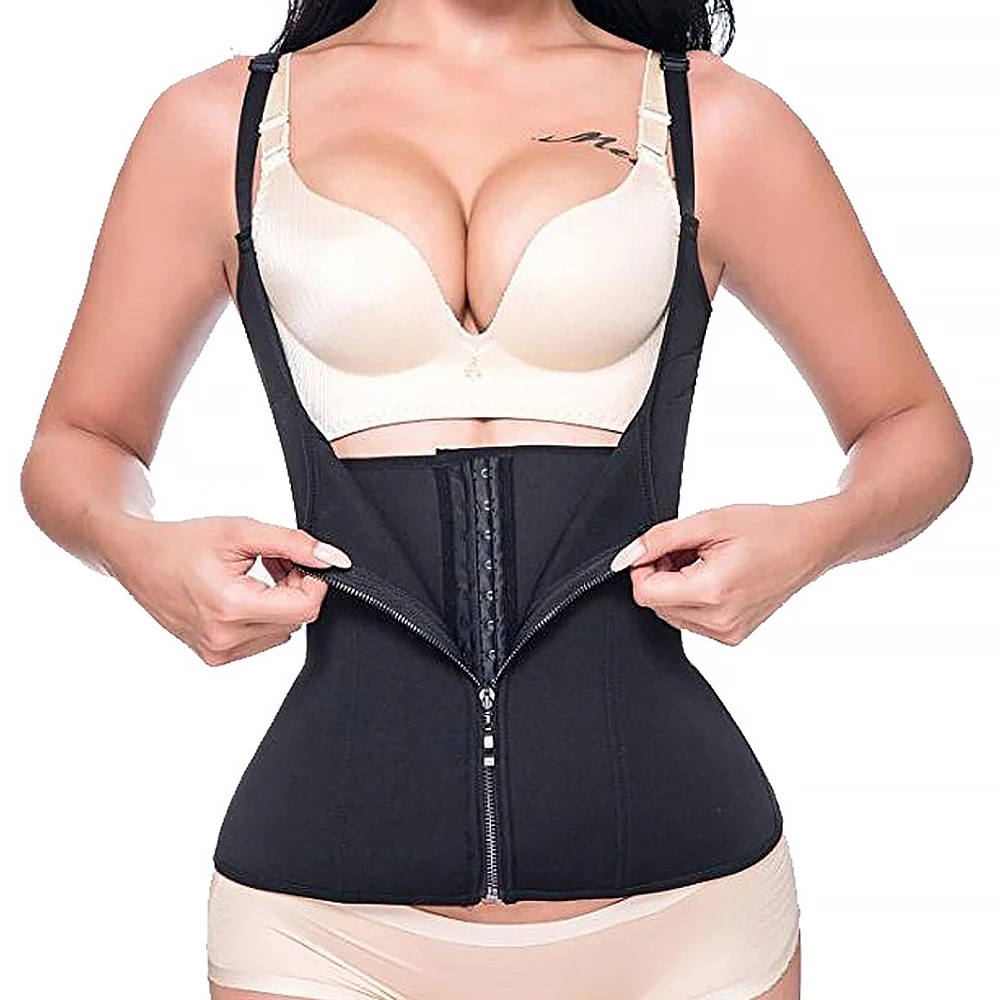 

best selling 2021 amazon hooked zip up ab hourglass plus size invisible women body shaper best cellulite for women tummy, Black/skin/customized