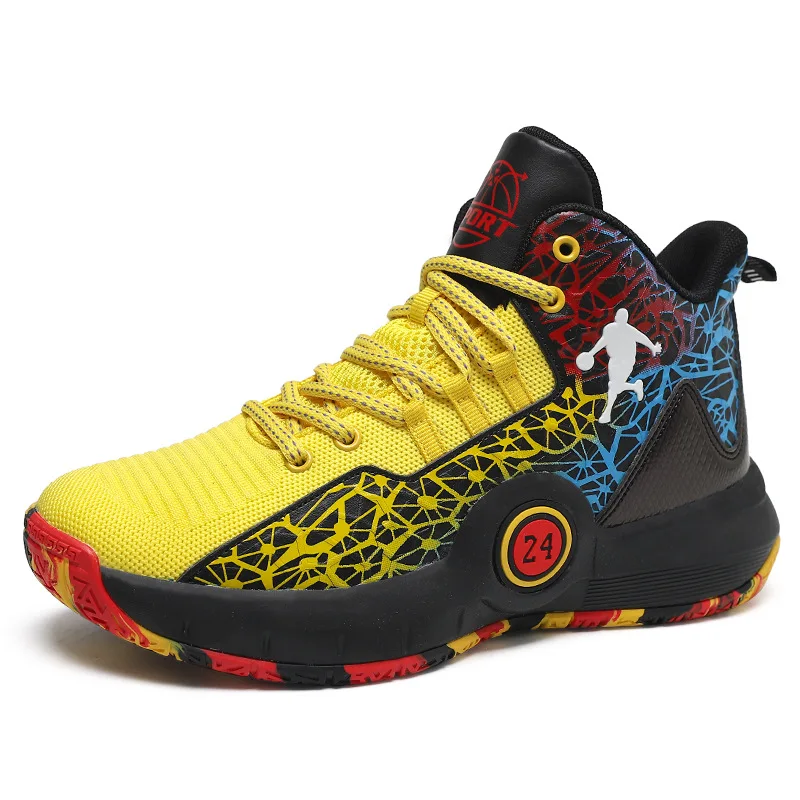 

Wholesale Dropshipping Customized printed Sneaker fashionable sport shoe Men Running new best sell brand Basketball shoes, Black,white,red