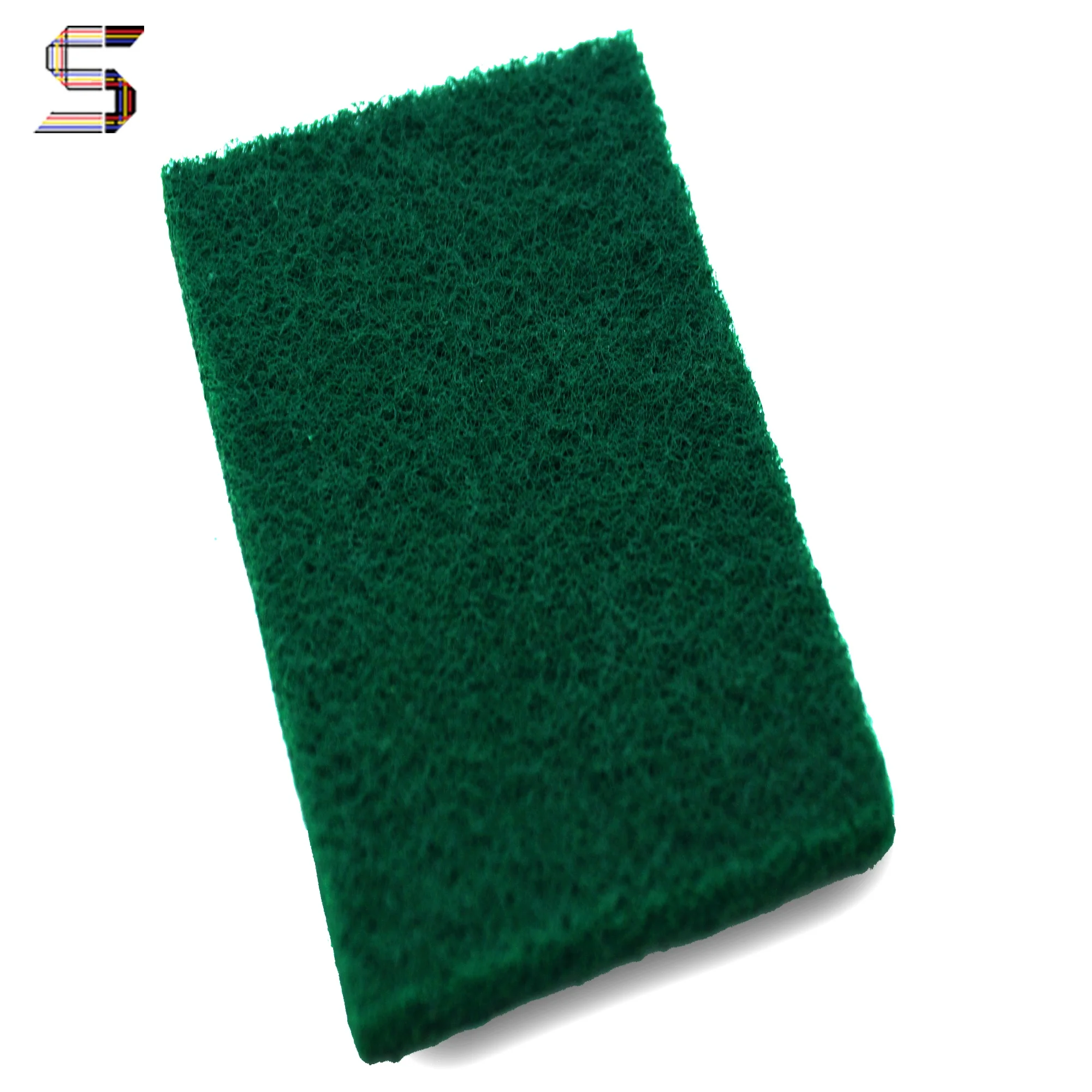 

Heavy duty nylon scrubbing cleaning pad, Green/blue/orange/pink/yellow