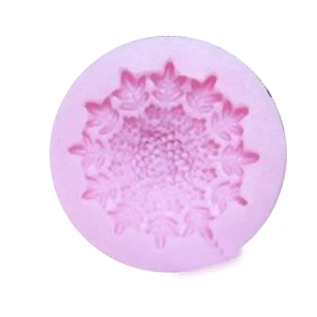 

daisy snowflake shape silicone resin molds cake ornament making, Pink