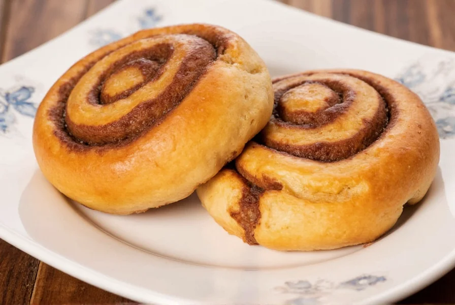 Close-up of Little Debbie cinnamon roll ingredients list and nutrition facts