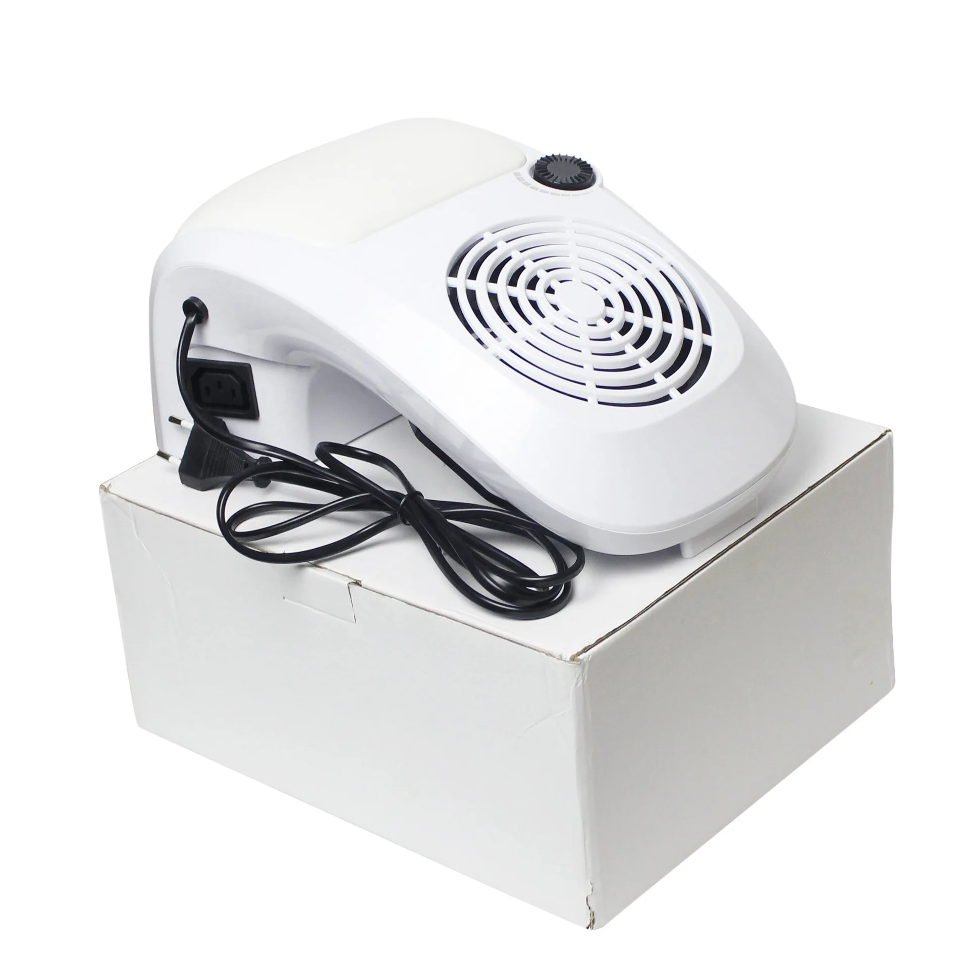 

45w adjustable wind fans aspirateur ongles nail vacuum cleaner dust collector for nail salon aspiratore unghie machine, White