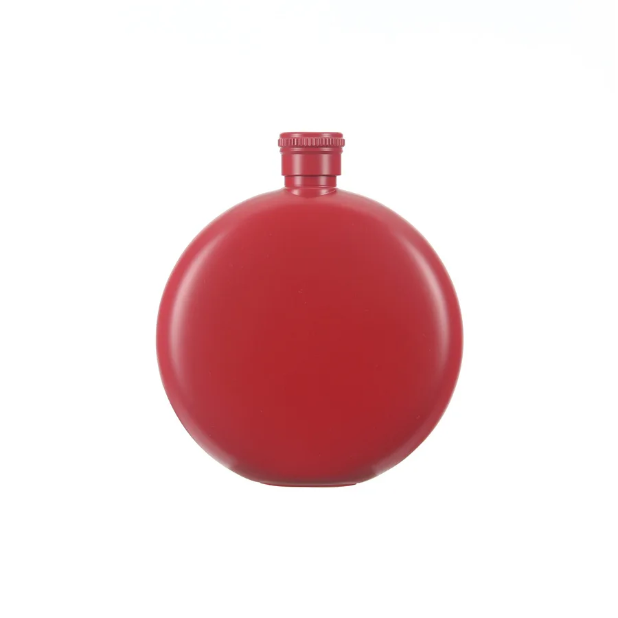 

Hot Sale Resuable Round Wine Flask Metal Whisky Stainless Steel Hip Flask Custom