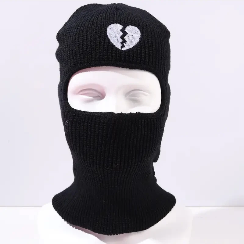 

Wholesale Knitted Hat Beanie Custom Design Your Own Skimask Neon Balaclava Three Hole Ski Mask Balaclava