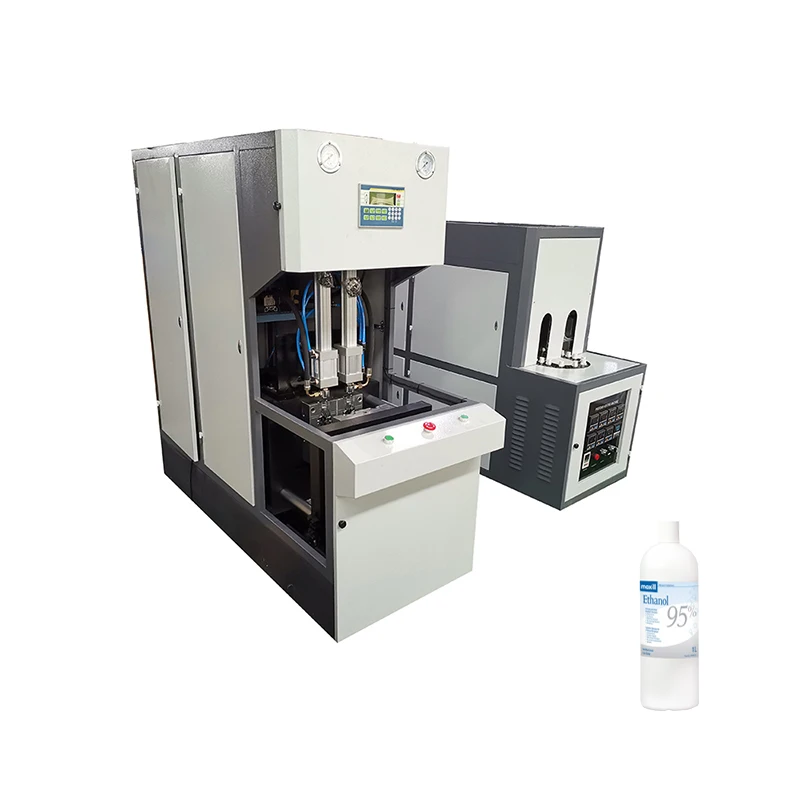 Semi Automatic CE Certification Alcohol  Plastic Bottle Blow Molding Machine
