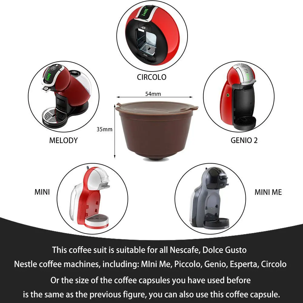 Wholesale Reusable Food Grade Plastic Coffee Capsules Pod