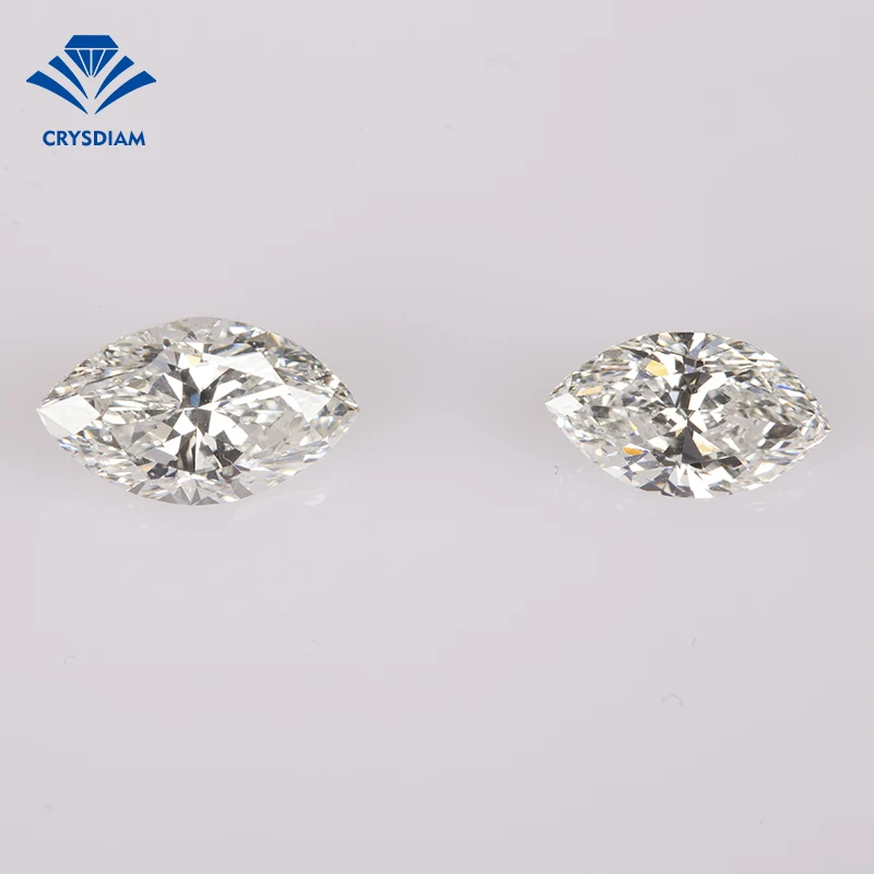 

CRYSDIAM Marquise Cut VS2 loose diamonds 1 carat cvd loose diamonds vs loose diamonds